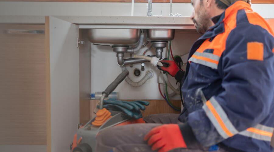 Professional slab leak plumber services in Allen, MI